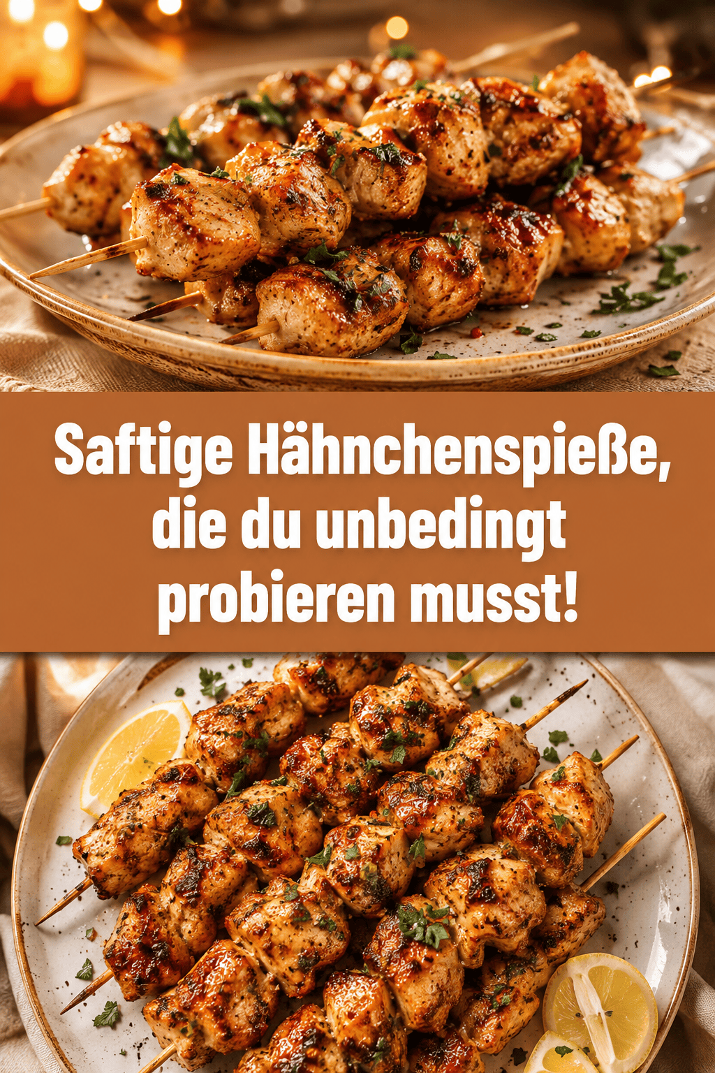 Saftige Hähnchenspieße, die du unbedingt probieren musst!